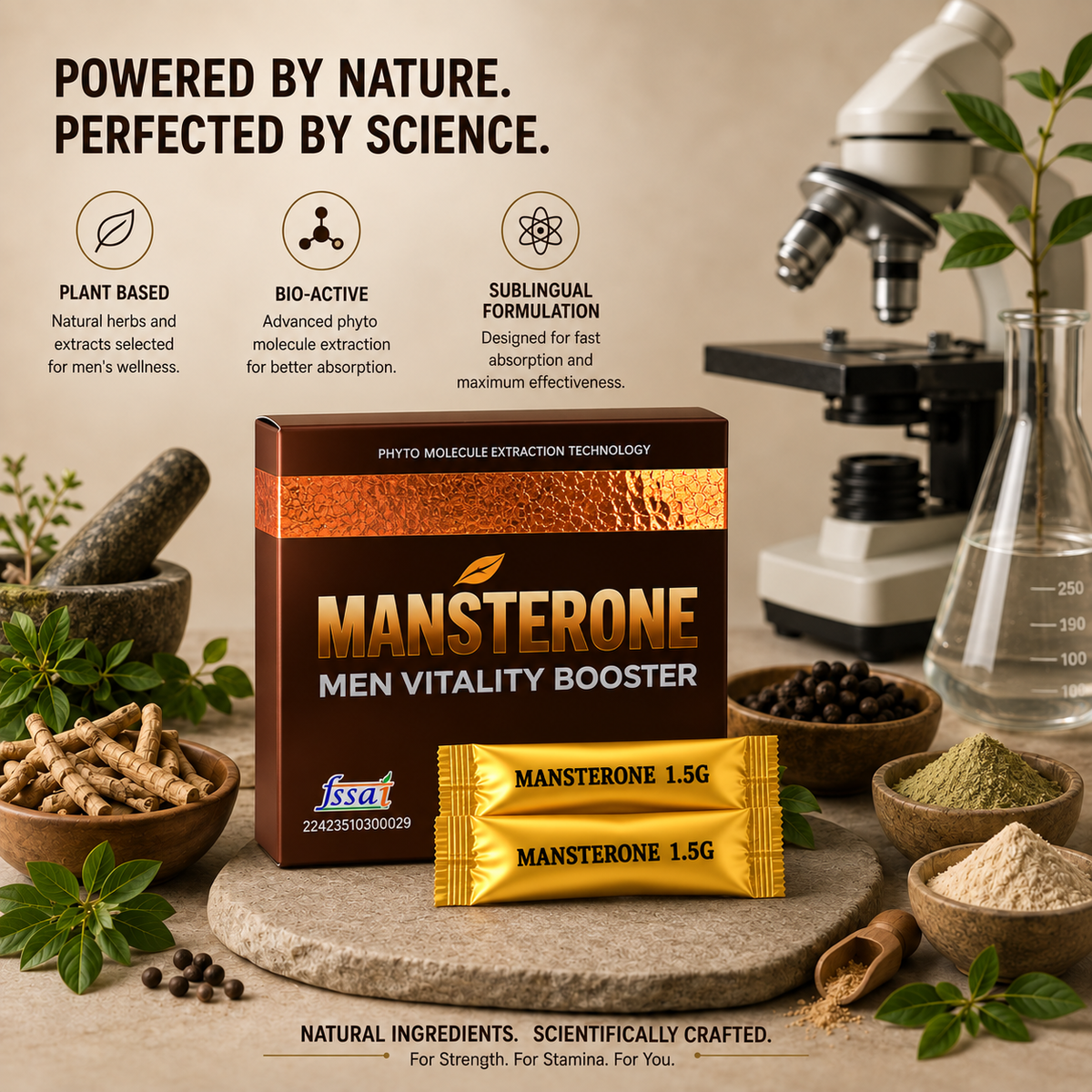 Mansterone — 1 Box (2 Sachets)